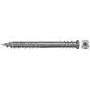 fischer PowerFast - Viti a testa svasata 5,5 x 60 mm, in acciaio inox A2, con attacco Torx interno a stella per avvitare pavimenti in legno (confezione da 200)