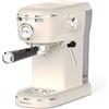 Melchioni Aromatica Plus Macchina da Caffè Espresso 3 in 1 | Compatibile con Cialde E.S.E., Capsule e Caffè in Polvere | 20 Bar, Serbatoio 1,2L, Montalatte Manuale per Cappuccino