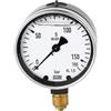RIEGLER 102190-721 - Manometro di glicerina, alloggiamento in metallo, G 1/2 inferiore, 0-0,6 bar, Ø 100, 1 pezzo