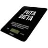 FISURA - Bilancia digitale da cucina p*ta dieta. Originale bilancia elettronica da 5kg/11lbs. Bilancia alimentare multifunzione. Vetro e ABS. 15 x 22