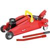 Valex Cric Idraulico a Carrello 2T - Portata 2000 kg, Altezza 135-340 mm, Maniglia Trasporto, Valigetta in Plastica Inclusa