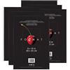 MCS Format - Cornice portafoto, 20 x 30 cm, 6 Pezzi, Colore: Nero