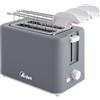 ARDES TOSTO CUBE ARTOAST05 Tostapane 2 Fette 600-700W - Pinze in Acciaio Inox, 6 Livelli di Tostatura, Timer Elettronico e Vassoio Raccoglibriciole