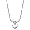 S'Agapõ Sagapò Collana Donna Cuore Acciaio Girocollo Amicizia Compleanno S'agapo SCK285