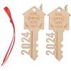 2 Pcs Artigianato Con Chiavi Sospese Casa Di Motociclisti Accessori Portachiavi