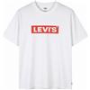 LEVI'S T-Shirt Uomo Relaxed XS Cotone Bianco Logo Scollo Rotondo Manica Corta