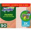 Swiffer Panni Catturapolvere Di Ricambio Per Scopa Ideali Per Parquet 90 Pezzi
