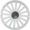 AUTO-STYLE J-Tec Set di 4 Copricerchi Grand Prix 13 Pollici Bianco