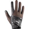 uvex sumair - guanti da equitazione per adulti - flessibili - ventilazione ottimale - black-brown - 10