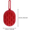 1 Impostare Borsa di stoccaggio a spazzole in silicone con scorrimento per il