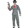 W WIDMANN MILANO Party Fashion - Costume gangster, giacca, pantaloni, abito anni '20 e '30, boss mafioso