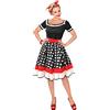 W WIDMANN MILANO Party Fashion - costume moda anni '50, abito con sottoveste, rockabilly, rock'n'roll, costumi in maschera