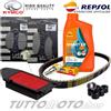 Motul - NGK Tagliando KYMCO Agility 125 Plus 2014 2015 2016 Kit Olio Repsol Sintetico 10W40