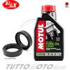 TOURMAX REVISIONE FORCELLA PARAOLI + 1 OLIO 15W HYOSUNG XRX SUPERMOTO 125 2007 2008