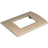 A2ZWORLD 1 Pezzi Placca Plastica Quadrata, 3 Moduli Posti Per Scatola 503,