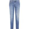 Roy Roger's - Jeans denim chiaro 517 Real Worn 5 tasche slim fit per uomo