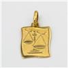 Gulino Gioielli Ciondolo Bilancia in oro giallo 18 kt gold pendantE.2400