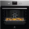 Electrolux LOM4P46X2 - Forno da incasso multifunzione pirolitico 60cm 72L, SurroundCook ventilato multilivello, Solo Steam, AirFry con vassoio dedicato, LED, InfiSpace 25% più grande, classe A++