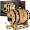 Mikamax - Dispenser per barili in legno - Barile tradizionale per la