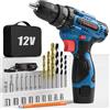 FAHEFANA Trapano Avvitatore Batteria 12V, Avvitatore a Batteria Set Max