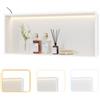 Neohomee Nicchia da parete in acciaio inox con illuminazione a LED,