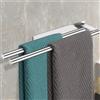 China Tczecoo Portasciugamani senza foratura, a due bracci in acciaio inox 304,