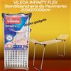 Vileda Stendibiancheria da Pavimento VILEDA INFINITY FLEX 205x57x100cm Bianco Stendino