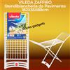 Vileda Stendibiancheria da Pavimento VILEDA ZAFFIRO 182x55x88 Resina C/Ruote Stendino