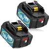 Exemoro Batteria per makita18V 5,5 Ah Exemoro 2Pack BL1860B BL1860 BL1850B BL1850