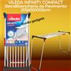 Vileda Stendibiancheria da Pavimento VILEDA INFINITY COMPACT 205x55x100cm Stendino
