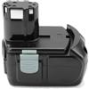 CYDZ 18V 3000mAh BCL1840 Batteria compatibile con Hitachi C6DC C6DD BCL1815