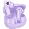 Hoco. AURICOLARI CUFFIE CON MICROFONO BLUETOOTH TWS EQ23 PURPLE VIOLA HOCO