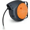 Beta 1845 12-H05 - Avvolgitore automatico con cavo 3Gx2,5 mm², staffa orientabile, protezione termica
