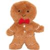 Plic Borsa dell'acqua calda 2 in 1, peluche piatto pan di zenzero per neonati e bambini, azione calda e fredda, borsa dell'acqua calda per microonde con perline in ceramica, adatta a tutte le età, PLIC
