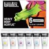 Liquitex Heavy Body - Set di colori acrilici vivaci, 6 x 22 ml