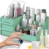 Retoo Organizer per trucchi con cassetti, tavolo da toeletta, cosmetici,