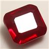 Senza marchio Gemme naturali ENORMI 48,35 ct Mogok rosso rubino certificato 20x20 mm Assche...