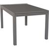 Cosma TAVOLO ALLUNGABILE 135/270x90 DA ESTERNO GIARDINO ALLUMINIO MARRONE MOD. HAWAII