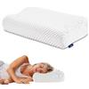 LAMB Cuscino Cervicale per Dormire, Memory Foam Ortopedico, Altezza