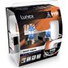 Lunex 2x H9 Lunex NIGHT VISION 3600K 65W 12V Lampadine Faro Alogene PGJ19-5 Hard Case