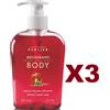 Perlier 3 PERLIER SAPONE LIQUIDO MANI VELLUTANTE AL MELOGRANO NATURAL VEGAN BEAUTY 300ML