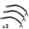 KMINA - Laccio per Bastone da Passeggio (diametro 19-22 mm,x3 unità), Cinturino per Stampella, Cordino da Polso, Accessori per Bastoni - Prodotto in Europa
