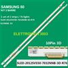 COMPATIBILE SAMSUNG KIT 2 BARRE STRIP 76 LED TV SAMSUNG SLED-2012SVS50-7032NNB-3D-R76 L76