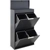 Arregui CR624-E Pattumiera Differenziata 4 Scomparti | 4 x 17L (68L) |