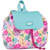 CAMOMILLA MILANO Seven Zainetto Camomilla TROPIC FLOWER, Azzurro, Spallacci regolabili