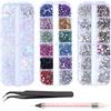 Does not apply 4200 Pezzi Strass per Unghie,Strass in Cristallo per Nail Art, Adesivi per Unghi
