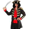 W WIDMANN MILANO COSTUME CAPITAN UNCINO PIRATA CARNEVALE VESTITO ADULTO giacca e cappello XL