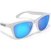 Oakley Frogskins 🐸 BIANCO Lucido + Lenti Sapphire Occhiali Da Sole Originali