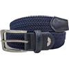 ARMATA DI MARE Cintura Uomo Elastica Intrecciata Armata di Mare Taglie Da 110-125 Altezza mm 35