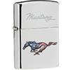 Zippo Mustang Ford 60004523 - Accendino cromato lucido primavera 2019